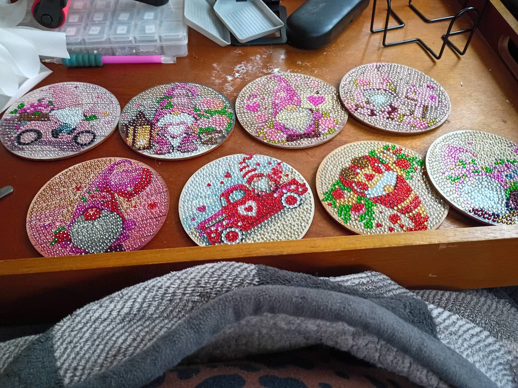 Valentine's Day Coaster set
