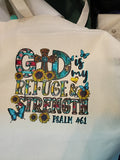 “God Is My Refuge & Strength” Tote Bag ✝️🦋